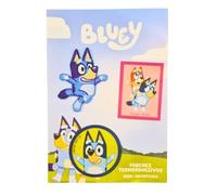 COMERCIAL MERCERA, Sew-On Patches, Bluey and Bingo, 3 Pack, Printed Patches, Ideal for Hats, Jackets, T-Shirts or School Bags, 100% Polyester, 5 x 8 cm