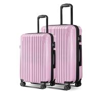 Comeria Expandable Carry on Luggage Suitcase with Wheels, First Love, 2 Set | 22x14x9 Airline Approved, Gradient PC+ABS Hardshell, Expands 2", 360° Spinner Wheels, TSA Lock,