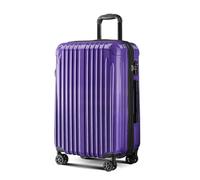 Comeria Expandable Carry on Luggage Suitcase with Wheels, Midnight Violet | 22x14x9 Airline Approved, Gradient PC+ABS Hardshell, Expands 2", 360° Spinner Wheels, TSA Lock,