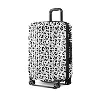 Comeria Expandable Carry on Luggage Suitcase with Wheels, Snow Cheetah | 22x14x9 Airline Approved, Gradient PC+ABS Hardshell, Expands 2", 360° Spinner Wheels, TSA Lock,