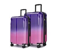 Comeria Luggage Sets 2 Piece，PC+ABS Expandable Suitcases with Wheels | Suitcase Set for Women and Men|Checked Luggage|Carry On Luggage|Hardside Lightweight