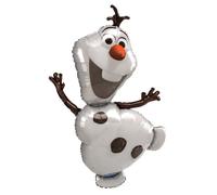 COMES INFLATED Large Disney Frozen Olaf Snowman Shape Helium Party Balloon