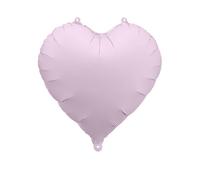 COMES INFLATED Light Purple Matte Pastel Lilac Heart Shape Helium Party Balloon