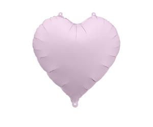 COMES INFLATED Light Purple Matte Pastel Lilac Heart Shape Helium Party Balloon