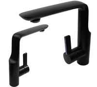 Comet Modena Single Lever Mixer Tap for Camper Caravan Camping Boat + Switch Matte Black