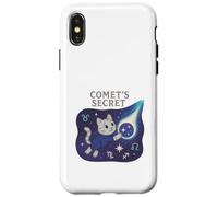 Comets Secret Cosmic Zodiac Cat Case for iPhone X/XS