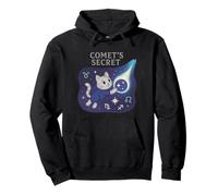 Comets Secret Cosmic Zodiac Cat Pullover Hoodie