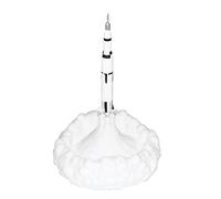 COMETX 3D Printing Rocket Desk Lamp Bedside Table Lamp Warm LED Night Light USB Rechargeable Home Decoration Adult Kids Gift