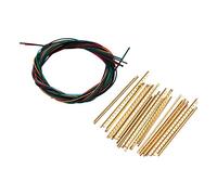 COMETX Classical Guitar Strings Pack of 6 Colourful Nylon Classical Guitar Strings with 21 Pieces 2.2 mm Width for Classical Guitar Strings Classical Guitar Fret String Set Replacement