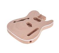 COMETX Guitar Body Unfinished Electric Guitar Body Blank Guitar Body Barrel DIY Mahogany and Composite Wooden Body Guitar Parts Accessories for F Guitar