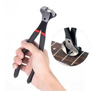 COMETX Guitar Fretwire Puller Professional Guitar Bass Fret Wire Nipper Puller Plier String Cutter Luthier Tool Scissors Stainless Steel