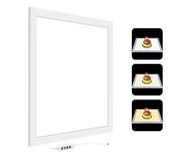 COMETX PU5139 38cm Photography Shadowless Light Panel 18W Dimmable LED Fill Light Photo Box Light 2800K-6500K Color Temperature Tri-color Type-C Powered with 160pcs Light Beasd Suitable for Jewelry