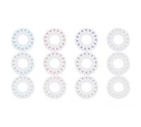 COMETX Shining Diamond Hair Stapler 12Pcs Diamond Dishes 180 Diamonds Diamond Paste Magic Jewel Drill for Diamond Hair Stapler