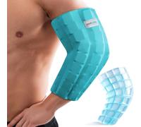 Comfcube Elbow Ice Pack for Tendonitis & Tennis Elbow, 2 Hours Long Lasting Cold Compression Flexible Elbow Ice Pack Wrap Sleeve, Pain Relief for Golfers Arm, Arthritis, Injuries, Swelling, Bursitis
