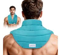 Comfcube Neck Ice Pack Wrap for Cervical Pain and Cooling, 2 Hours Long Lasting Cold Ice Pack for Neck Shoulders, FSA Eligible, Flexible Cold Pack for Hot Weather, Hot Flashes, Surgery, Swelling
