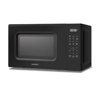 COMFEE' 700w 20 Litre Digital Microwave Oven with 6 Cooking Presets, Express Cook, 11 Power Levels, Defrost, and Memory Function - Black -