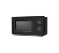 COMFEE' 700W 20L Black Microwave Oven With 5 Cooking Power Levels, Quick Defrost Function, And Kitchen Manual Timer - Compact Design CM-M202CC(BK)