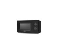 COMFEE' 700W 20L Black Microwave Oven With 5 Cooking Power Levels, Quick Defrost Function, And Kitchen Manual Timer - Compact Design CM-M202CC(BK)