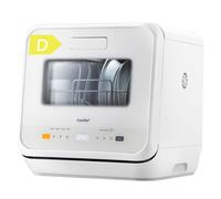 Comfee CDWMT201DW-UK Mini Portable Countertop Dishwasher 3 Place Settings - White - D Rated