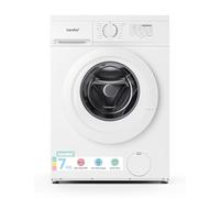 Comfee CFE10EW70/W Freestanding Washing Machine,7KG Load,Heat Wash 90℃,Quick Wash,15 Washing Programs with 1200RPM,White