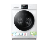 COMFEE' Freestanding Washing Machine,10KG Load,A-10% Class, 1400RPM, Steam Care,BLDC Motor,Woolmark,Touch Panel,White-CFP03EW100W-UK