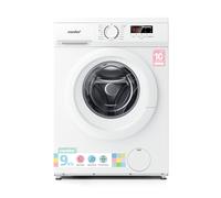 COMFEE' Freestanding Washing Machine,9KG Load,1400RPM,Steam Wash,Slim