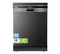 COMFEE' Full Size Freestanding Dishwasher, 14 Place Settings, Black