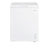 COMFEE' RCC146WH2UK(E) 143L Freestanding Chest Freezer, Refrigeration and Freezer Conversion, Inverter Compressor, 4 Star Freezer Rating, Quiet 37dB, Suitable for Outbuildings & Garages, White