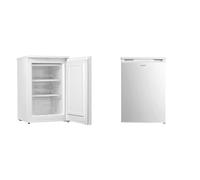 COMFEE' Set: Under Counter Freezer 88L + Under Counter Fridge 131L, Freestanding, Reversible Doors, White