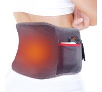 Comfheat Cordless Back Heating Pad Battery Powered for Back Pain Relief, Portable Lower Back Heating Pad, Battery Powered Heating Pads Heated Waist for Waist Pain, Cramps with 3 Heat, Auto-Off