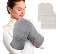 Comfheat Microwavable Heating Mittens for Arthritis Hand and Fingers Heated Hands Mitts to Relieve Pain Moist Heat Therapy Relief for Stiff, Raynauds, Carpal Tunnel, Lavender Scented Gloves Washable