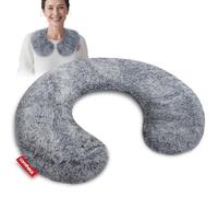 Comfheat Microwave Neck Pillow, Heatable/Chillable Microwaveable Heated Wraps for Neck Pain Aromatherapy with Removable Washable Cover, Great for Relaxation and Pain Relief