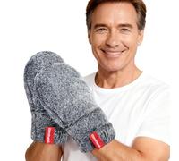 comfheat Microwaveable Heated Mittens for Arthritis Hands Pain Relief, Hand Warmers Gloves with Adjustable Strap for Trigger Finger Raynaud's Carpal Tunnel, Lavender Scent Hand Muff Gift for Mom Dad