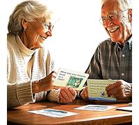 ComfiCare Conversation Cards for Dementia & Alzheimer's - 240 Prompts to Rediscover Their Story & Break Through The Silence | A Bridge to Meaningful Conversation & Joy for Caregivers