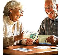 ComfiCare Dementia Activities for Seniors | Dementia Conversation Cards, 240 Engaging Prompts for Memory Recall, Emotional Connection & Cognitive Stimulation-Reminiscence Therapy