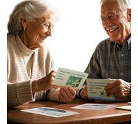 ComfiCare Dementia Conversation Cards: 240 Prompts for Memory, Connection, & Joy - Elderly & Alzheimer's Activities, Caregiver Support