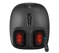 COMFIER 2024 Upgrade Shiatsu Foot Massager with Remote Control Pause Function Heat Compression Vibration for Neuropathy Plantar Fasciitis Size 1