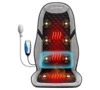 COMFIER Back Massager for Pain Relief, Massage Chair Pad with Adjustable Lumbar Support, Massage Seat Cushion with 10 Vibration Motors & 5 Modes, Chair Massager for Office, Recliner, Gifts for Women