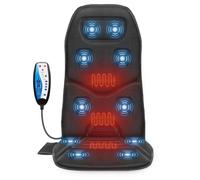 Comfier Back Massager with Heat, Massage Chair with 10 Vibration Massage Motors, Massage Chair Pad for Back Pain, Chair Massager, Massage Seat Cushion for Home Office Use,Father's Day Gifts for Dad