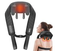 COMFIER Cordless Neck Massager with Heat, Back Massagers for Pain
