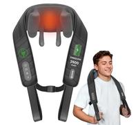 COMFIER Cordless Neck Massager with Heat, Shiatsu Neck and Shoulder for Pain Relief,6D Kneading Massage Pillow Deep Tiisue,Shiatsu Back Massagers for Pain Relief, Gifts for Women Men Mom Dad