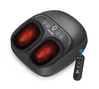 COMFIER Foot Massager with Heat, Compression & Vibration Shiatsu Feet Massager for Plantar Fasciitis, Neuropathy, Electric Foot Warmer Remote Control, Gifts for Women, Men