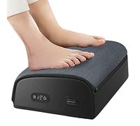 COMFIER Foot Rest with Heat Under Desk for Home Office Use, Foot Warmer, Adujtsable Ergonomic Foot Stand, Gaming Desk Footstool, Memonry Foam Support Cushion for Back, Gifts for Women Men