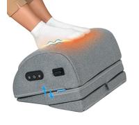COMFIER Foot Warmer with Vibration,3 Height Under Desk Foot Rest for Office Chair, Foot Massager with Heat, Ergonomic Heated Footrest, Gaming Chair Footstool, Computer Desk Use