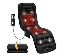 COMFIER Full Body Massage Mat with Heating Function, Vibration Massage Seat Cushion with 10 Vibration Motors, 5 Massage Modes and Auto-Off Function, Gift for Women