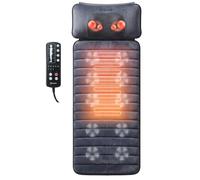 Comfier Massage Mat with Heat Pad,Full Body Massage Bed with Shiatsu Neck Massage Pillow,10 Vibrating Motors & 4 Heating Pads for Back Relief,Massagers for Neck & Back,Gifts for Women,Men