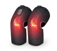 COMFIER Knee Massager Joint Pain Relief, Heated Knee Massager with Massage, Heating Massager Wrap with Vibration, Christmas Gifts for Women Men