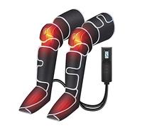 COMFIER Leg Massager, Compression Device for Calf, Knee, Feet, for Blood Circulation and Muscle Relaxation, 3 Heat Settings and 3 Intensity, Gift