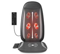 COMFIER Shiatsu Back Massager with Heat,Massage Chair Pad for Back Relief deep,Heated seat Cushion,Chair Massager for Neck,Hip with Kneading & Vibration,Home Office,Gifts for Women Men,Dad,Mom