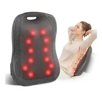Comfier Shiatsu Back Massager with Heat- Portable Massage Cushion,Ideal Gifts for Women/Men, Adjustable Kneading Massage Chair Pad,Chair Massager for Office,Home Use